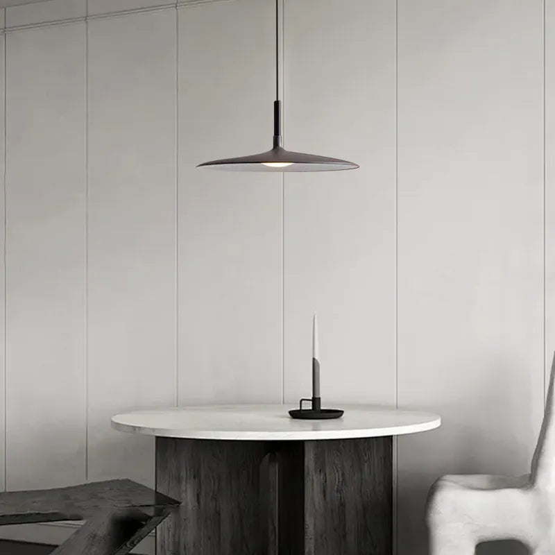 Industrial Flying Saucer Pendant Light